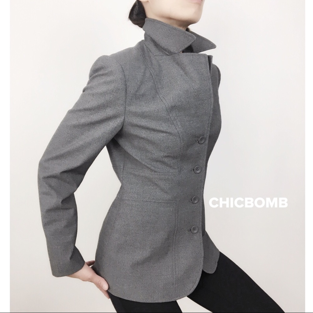 THE LIMITED GRAY BLAZER JACKET - Picture 3 of 8